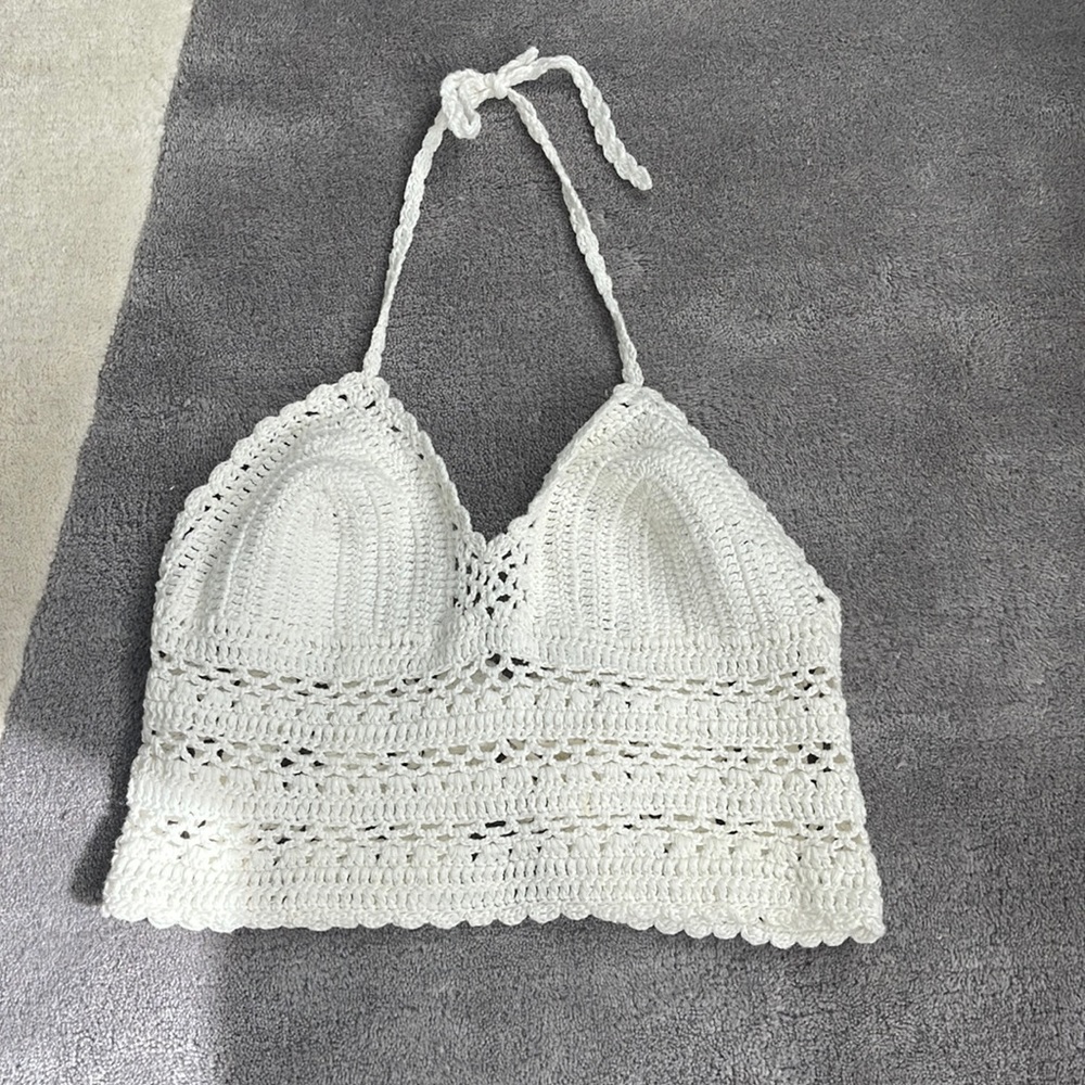 Cream corset top